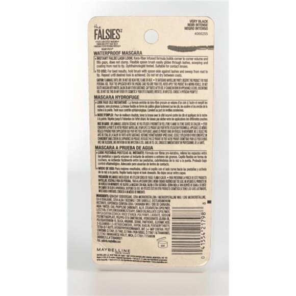 Maybelline The Falsies Noir Intense Mascara Waterproof 291 VERY BLACK - Picture 2 of 2